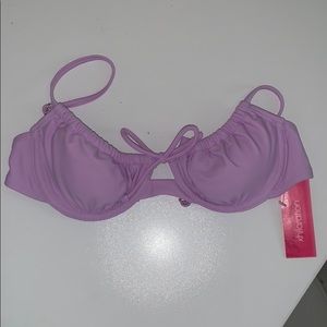 lilac bikini top